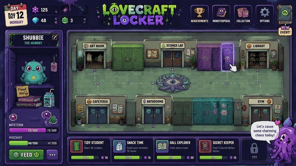 Lovecraft Locker 章节事件 演示图