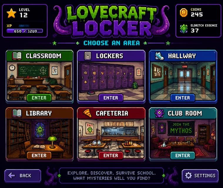 Lovecraft Locker 轻量SLG 实机截图 5