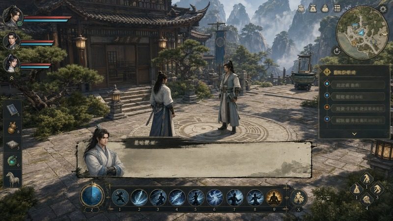 金庸群侠传5爱与死仙狐MOD六周年 天命线 实机截图 5