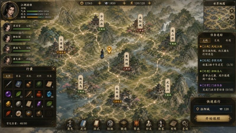 金庸群侠传5爱与死仙狐MOD六周年 探索场景 画面 8